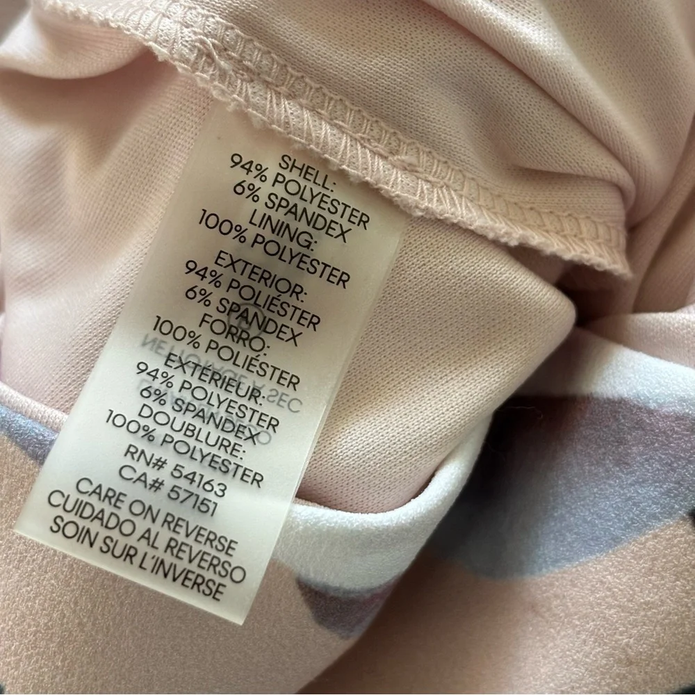 Calvin Klein Floral Bell Sleeve Dress Size 8 - Picture 8 of 13